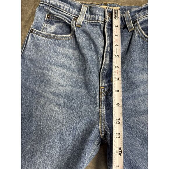 Levi's 70's High Rise Distressed Flare Jeans in Sonoma Step sz 26 - Picture 12 of 16